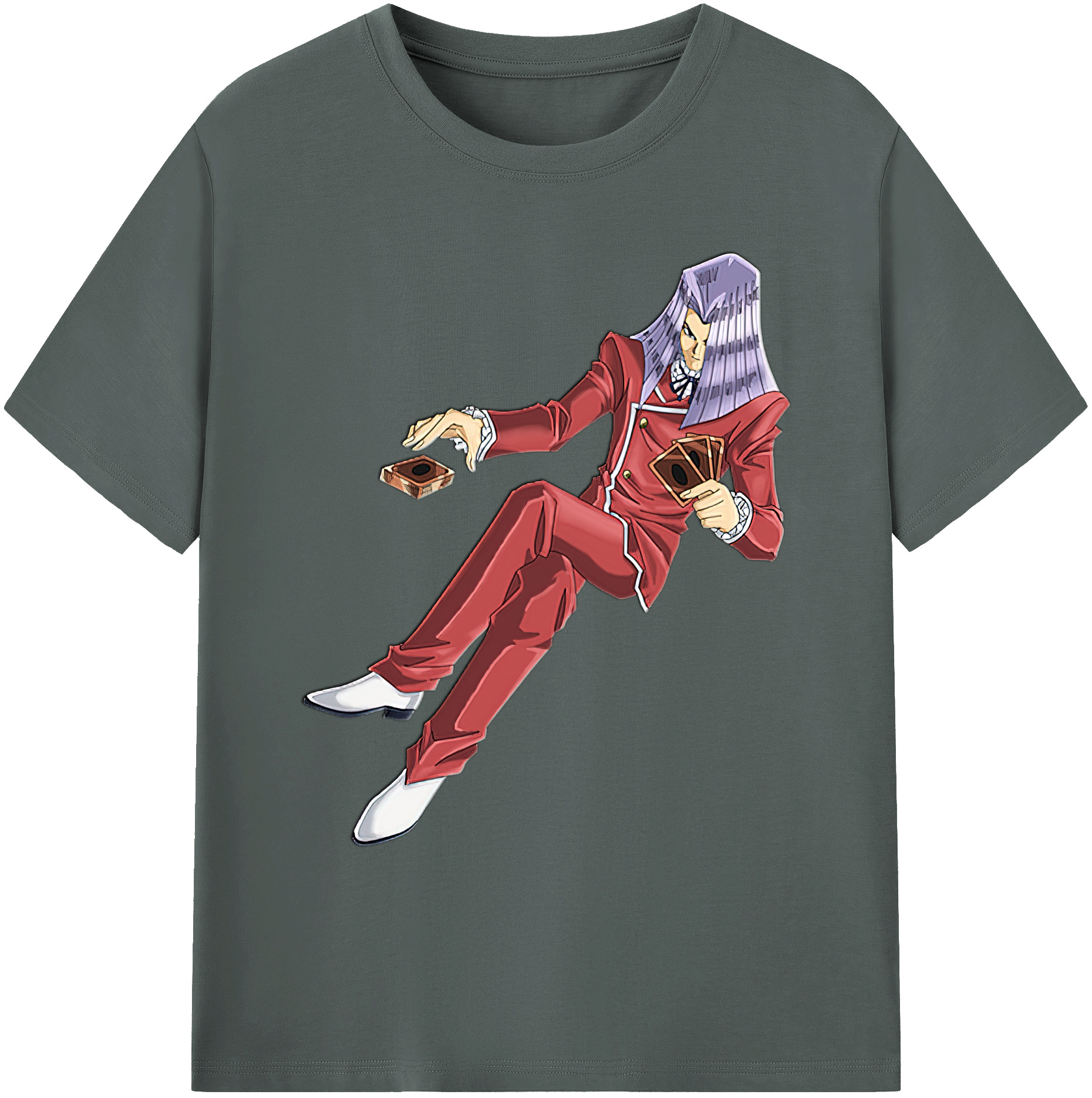 （画像用） 遊☆戯☆王 Yu-Gi-Oh! 綿100％ メンズ半袖Tシャツ｜肌触りやわらか＆通気性